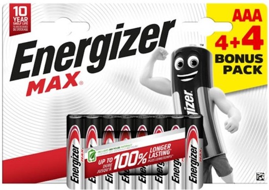 Батерия AAA Батерия AAA - Алкална (CHP8) - 8 броя - батерия