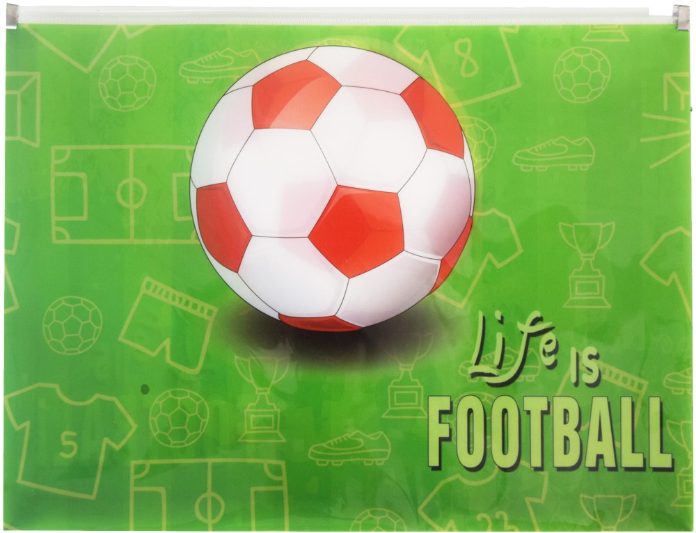 ����� � ��� Panta Plast - ������ A4 �� ������� Life is Football - 
