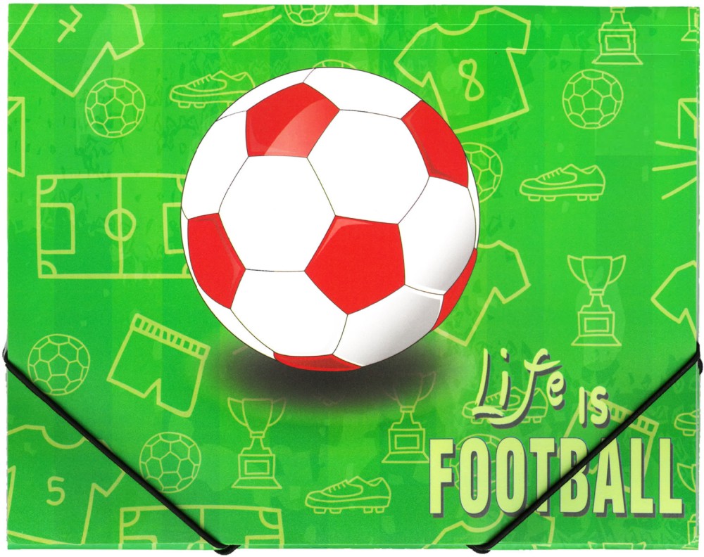 ����� � ������ Panta Plast - �� ������ A4 �� ������� Life is Football - 