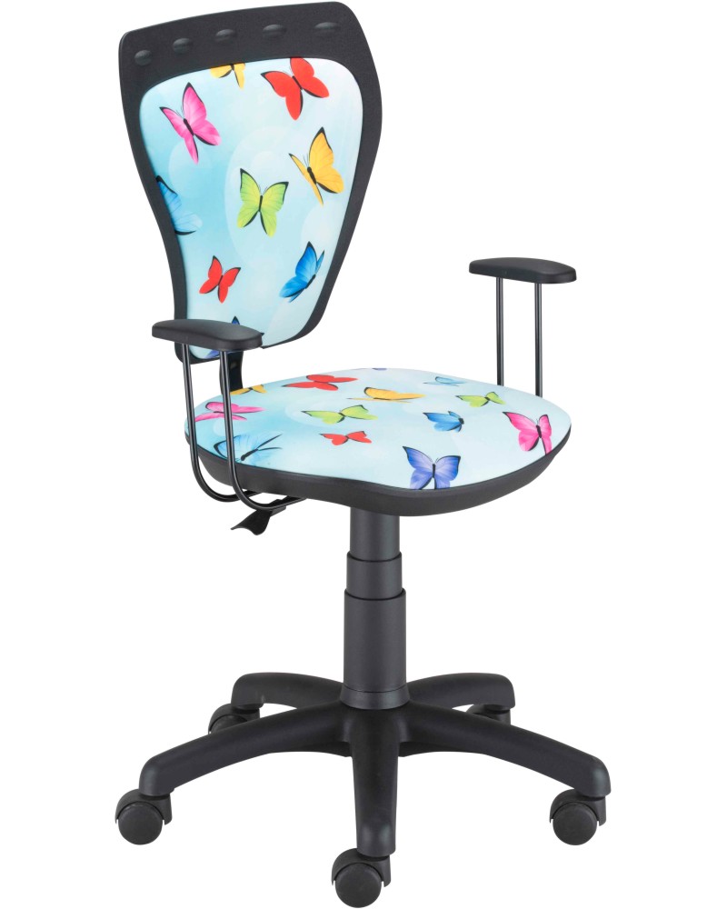 Детски стол за бюро Nowy Styl Sky Butterfly Детски стол за бюро Nowy Styl Sky Butterfly - От серията Ministyle Kids & Teens - стол