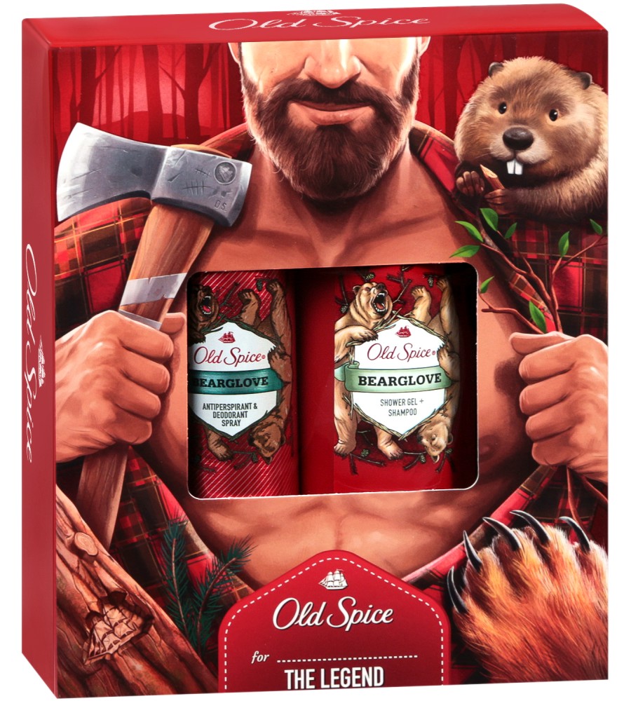 Old Spice Lumberjack Bearglove -       "Bearglove" - 