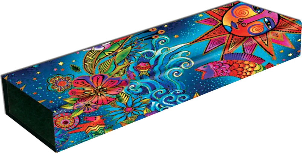 Кутия за моливи Paperblanks Celestial Magic Кутия за моливи Paperblanks Celestial Magic - С 2 отделения -