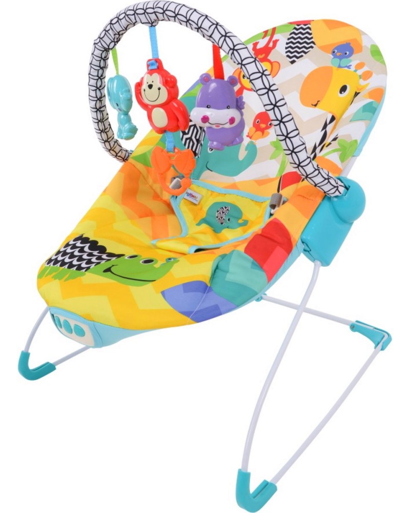 Бебешки шезлонг Bondigo Бебешки шезлонг Bondigo - С вибрация и 6 мелодии - продукт