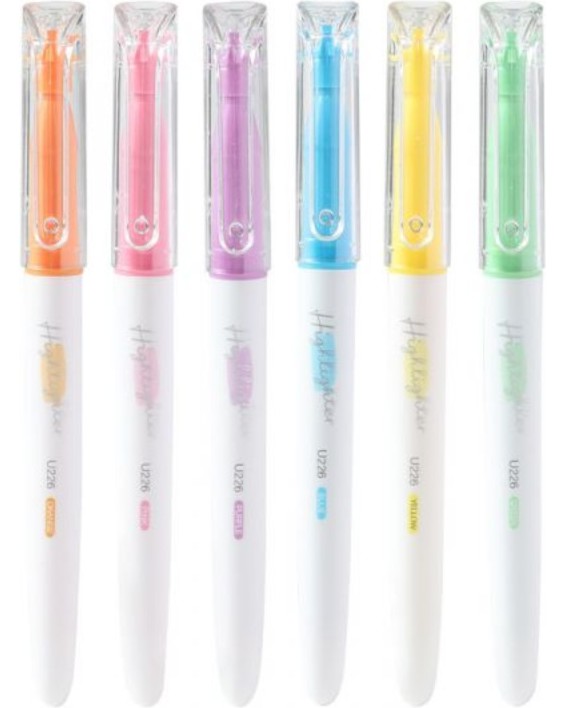 Текст маркери Deli EU226 Текст маркери Deli EU226 - 6 неонови цвята -