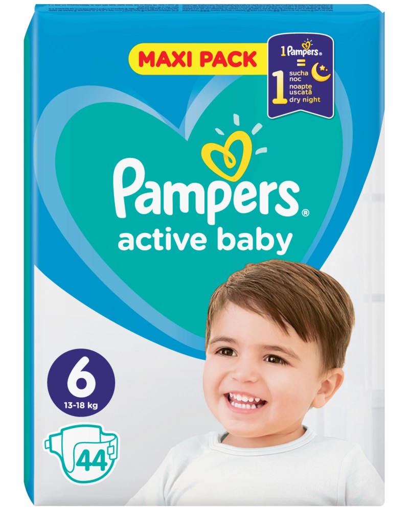 ������ Pampers Active Baby 6 - 44÷96 ����, �� ������ 13-18 kg - �������