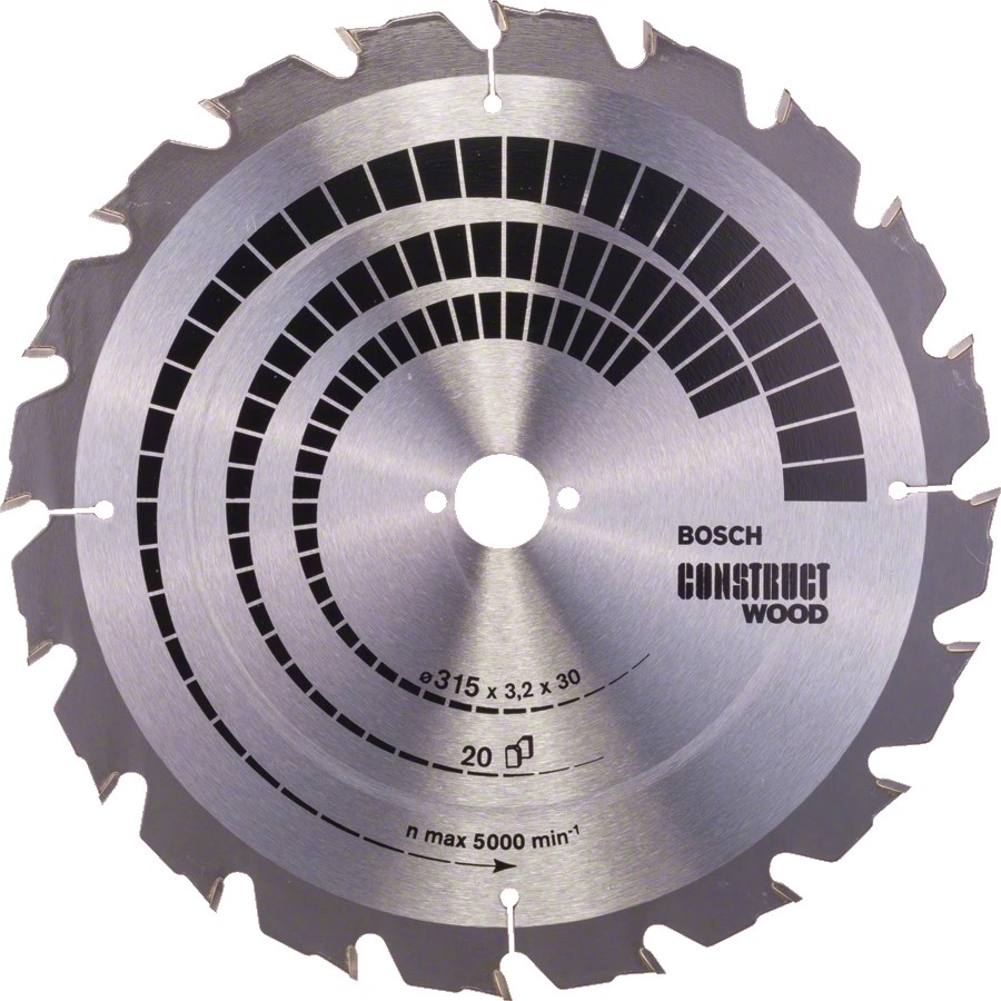     Bosch - ∅ 315 / 30 / 2.2 mm  20    Construct Wood - 