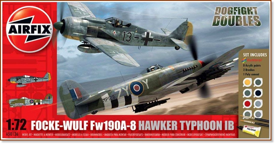      - Focke Wulf Fw190A-8 and Hawker Typhoon Ib Dogfight -   -      - 