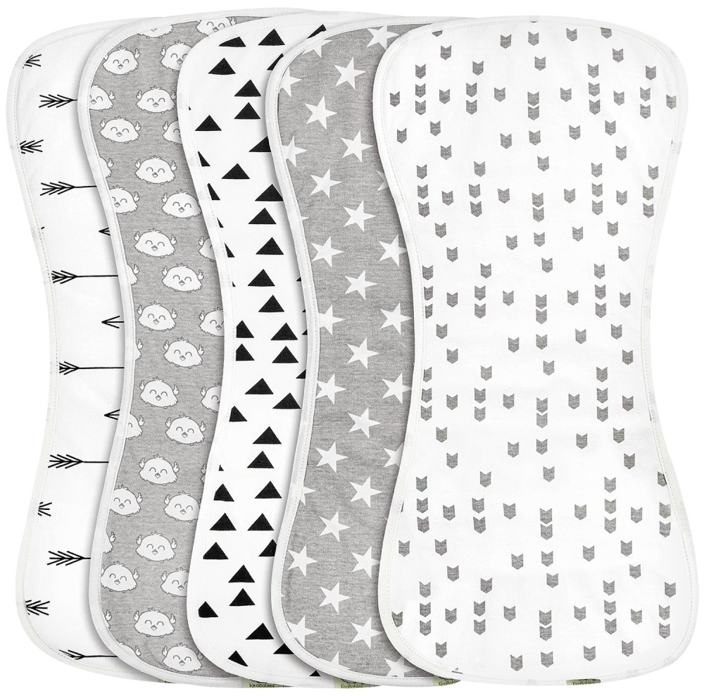 Кърпи за оригване KeaBabies Кърпи за оригване KeaBabies - 5 броя, 25 x 53 cm - продукт