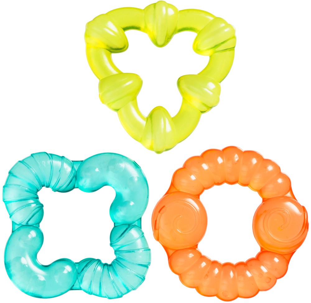 Чесалка за зъби с охлаждащ ефект Playgro - 3 броя, за 3+ месеца - продукт