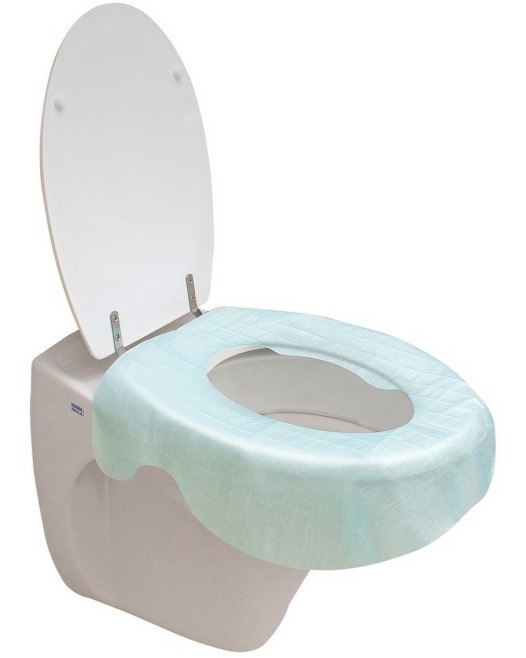 Еднократни протектори за тоалетна чиния - Комплект от 3 броя от серия "MommyLine" - продукт