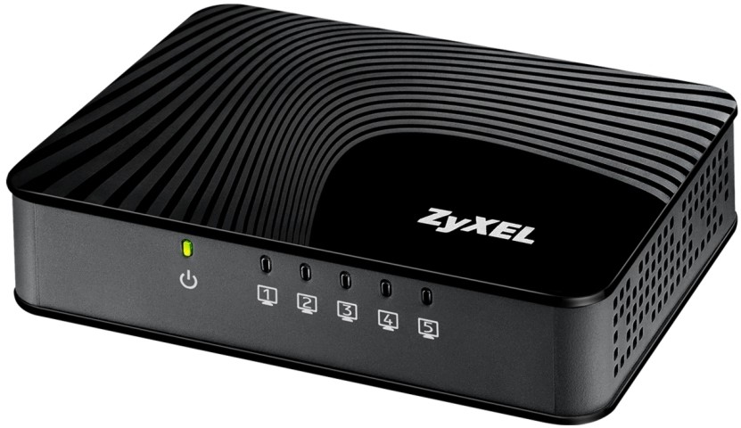 Суич ZyXEL GS-105Sv2 Суич ZyXEL GS-105Sv2 - 5 RJ-45 порта, 1000 Mbps -