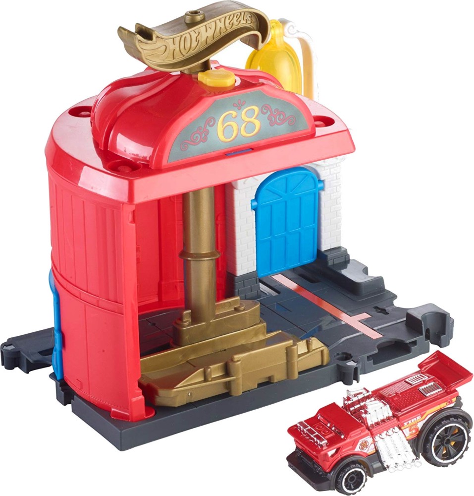  - Downtown Fire Station Spinout -      "Hot Wheels: City" - 