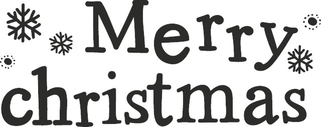   KPC Merry Christmas - 2 x 5.1 cm - 