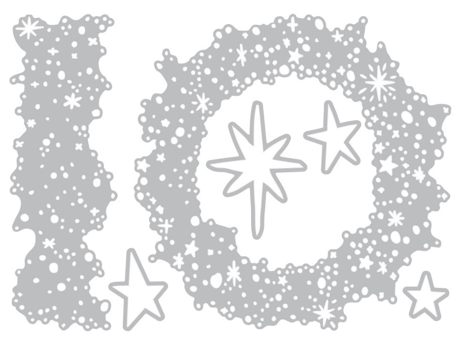      Sizzix Snowy Stars - 6   1.3  11 cm - 