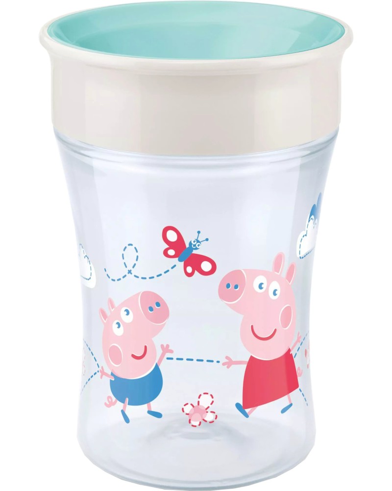   360 NUK Evolution Peppa Pig - 230 ml,   Magic Cup, 8+  - 
