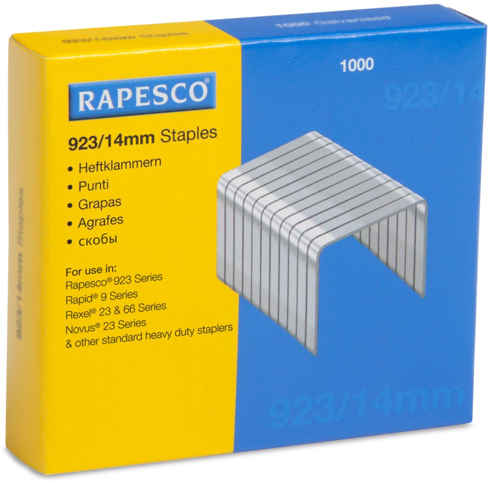 Телчета за телбод Rapesco 23/14 Телчета за телбод Rapesco 23/14 - 1000 броя -