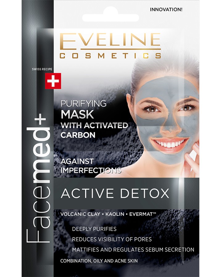 Eveline Facemed+ Active Detox Purifying Mask -        - 