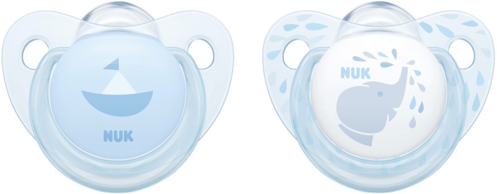  NUK - 2 ,   Rose & Blue, 6-18  - 