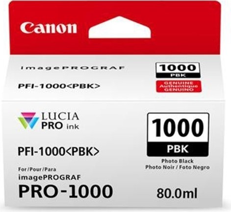      Canon PFI-1000 Photo Black - 80 ml - 