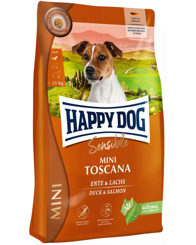         Happy Dog Mini Toscana Adult - 0.8  4 kg,    ,   Sensible,   ,  10 kg - 