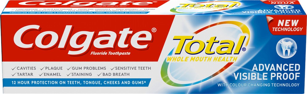Colgate Total Advanced Visible Proof Toothpaste -    -   