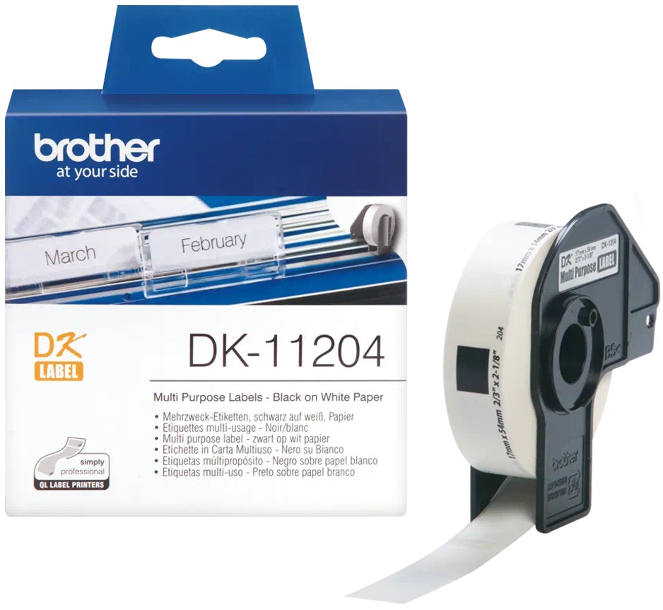     Brother DK-11204 - 400 , 1.7 x 5.4 cm - 