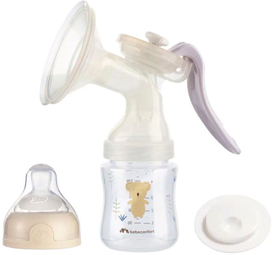 Ръчна помпа за кърма Bebe Confort Ръчна помпа за кърма Bebe Confort - С шише и биберон - продукт