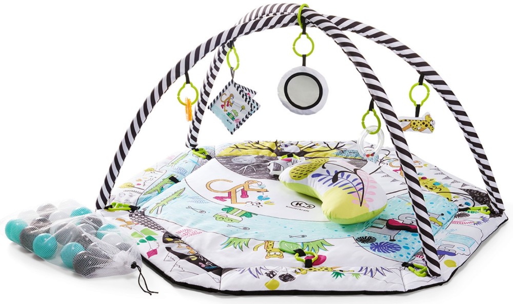 Активна гимнастика KinderKraft SmartPlay Активна гимнастика KinderKraft SmartPlay - С 20 топки и възглавница за игра - продукт
