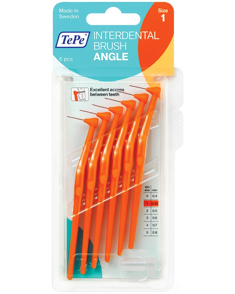TePe Interdental Brush Angle - 6     , 0.45 mm - 