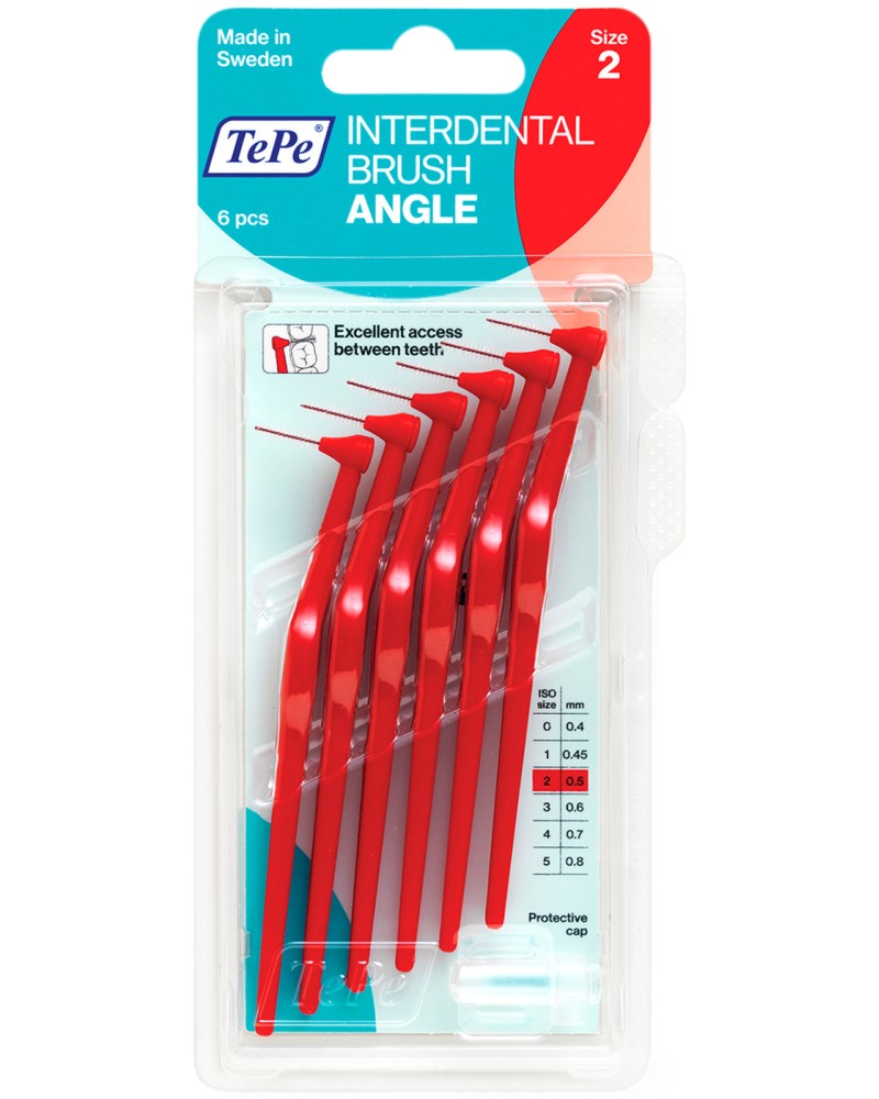 TePe Interdental Brush Angle - 6     , 0.5 mm - 