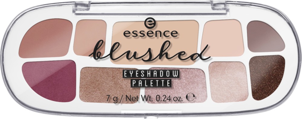 Essence Blushed Eyeshadow Palette -   10     - 