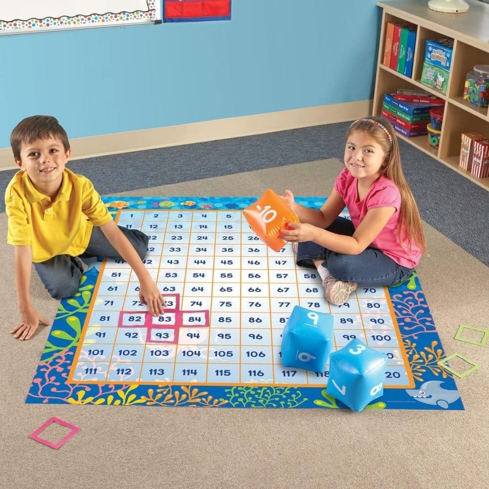 Килим Активна математика Learning Resources Килим Активна математика Learning Resources - С размери 120 x 140 cm -
