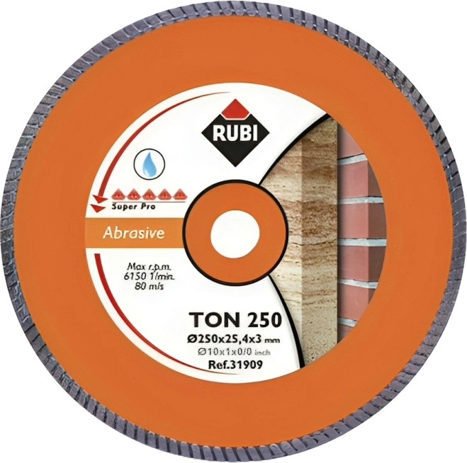      Rubi Turbo TON - ∅ 250 / 2.5 / 25.4 mm   SuperPro - 