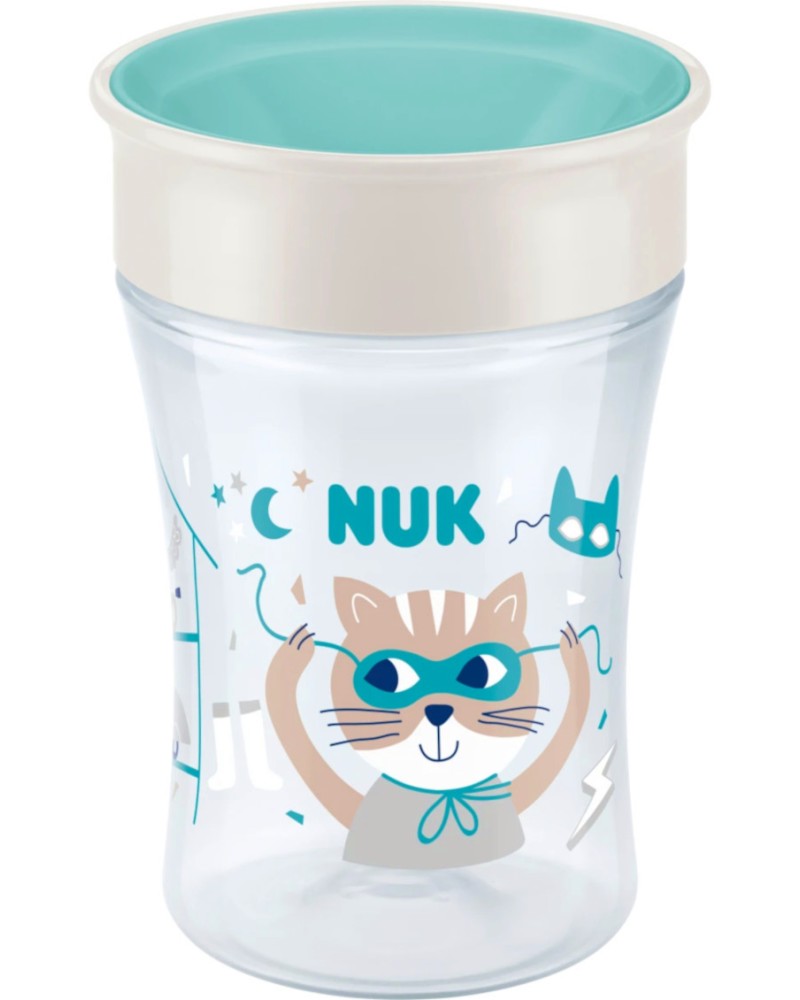   360 NUK Evolution - 230 ml,   Magic Cup, 8+  - 