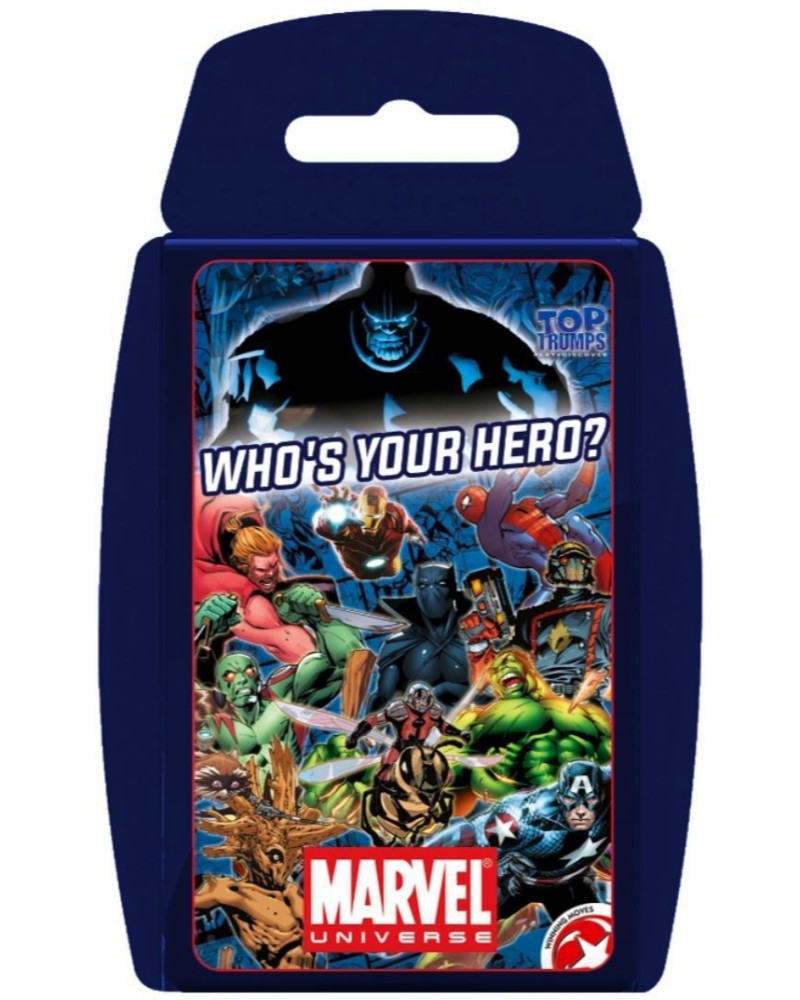 Marvel Comics - Who's Your Hero? -      "Top Trumps: Play and Discover" - 