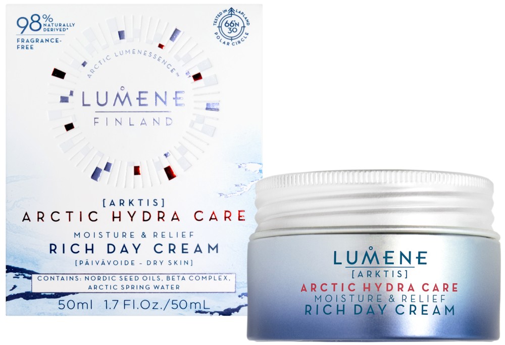 Lumene Arctic Hydra Care Moisture & Relief Rich Day Cream -          - 