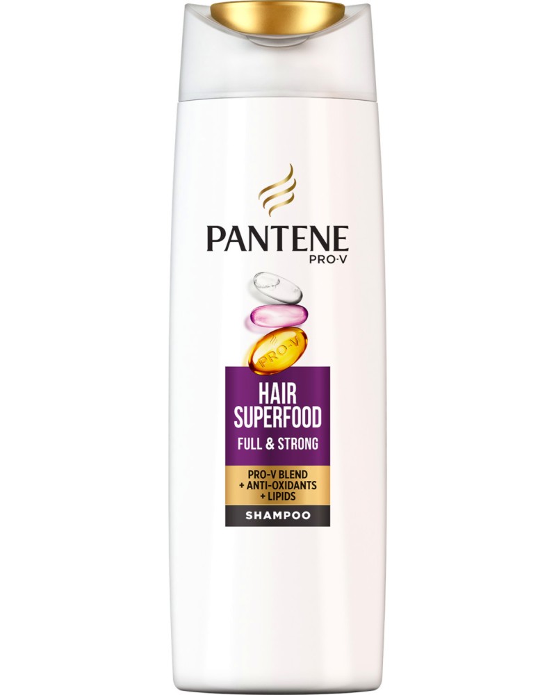Pantene Hair Superfood Full & Strong Shampoo -       - 