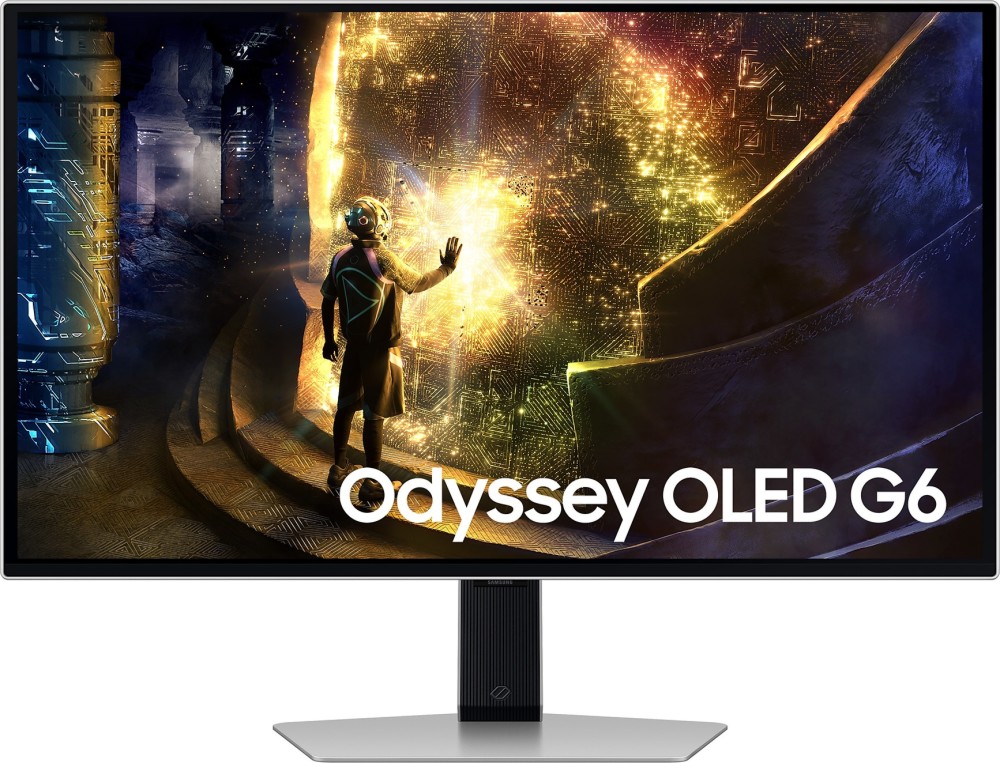 Монитор Samsung Odyssey G6 27DG610 Монитор Samsung Odyssey G6 27DG610 - 27", OLED, 240 Hz, 16:9, 2560 x 1440, 0.03 ms, 2 x HDMI, DisplayPort, AMD FreeSync Premium Pro -