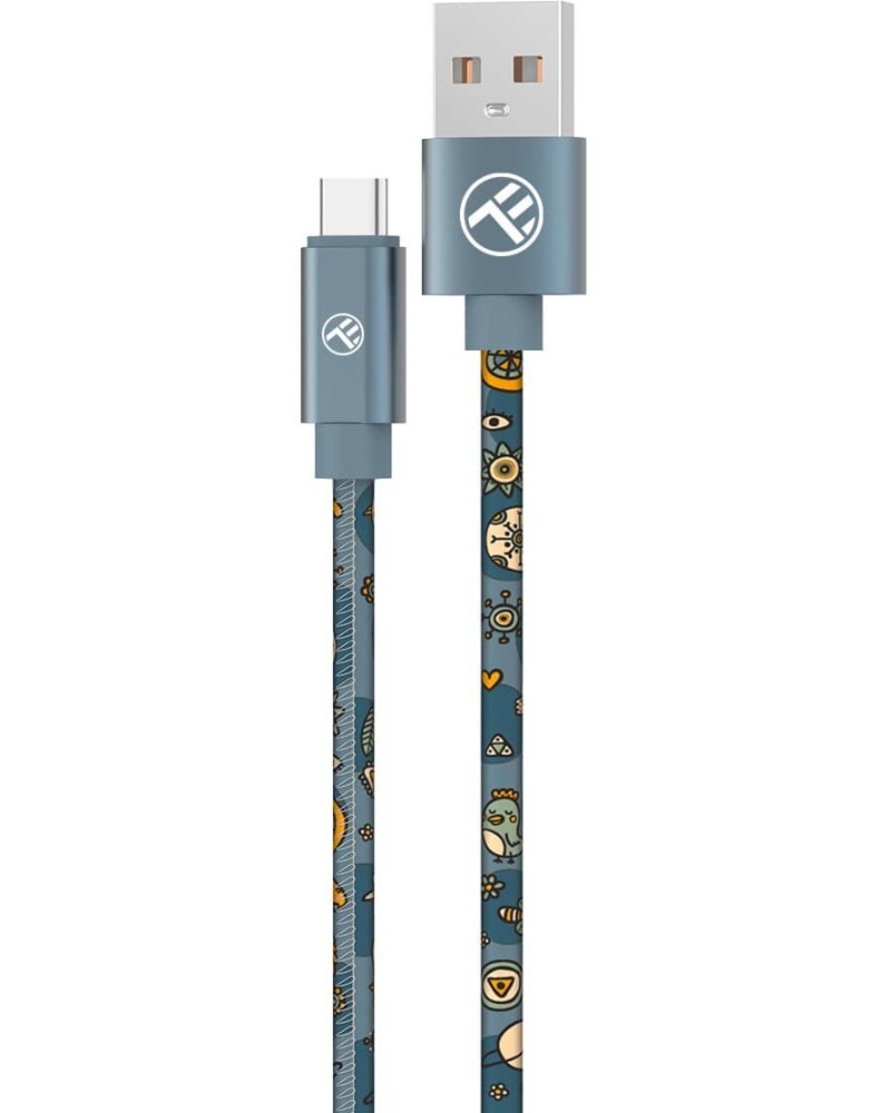 Кабел USB Type-A към USB Type-C Tellur Graffiti Кабел USB Type-A към USB Type-C Tellur Graffiti - 1 m -