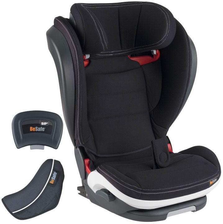 Детско столче за кола BeSafe iZi Flex FIX I-Size: Premium Car Interior Black - За Isofix система, от 4 до 12 години - столче за кола