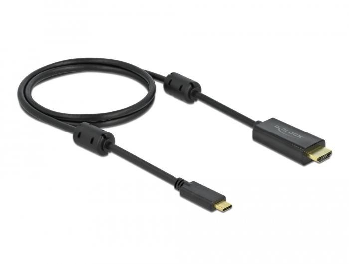  USB-C male  HDMI male DeLock - 1 m - 