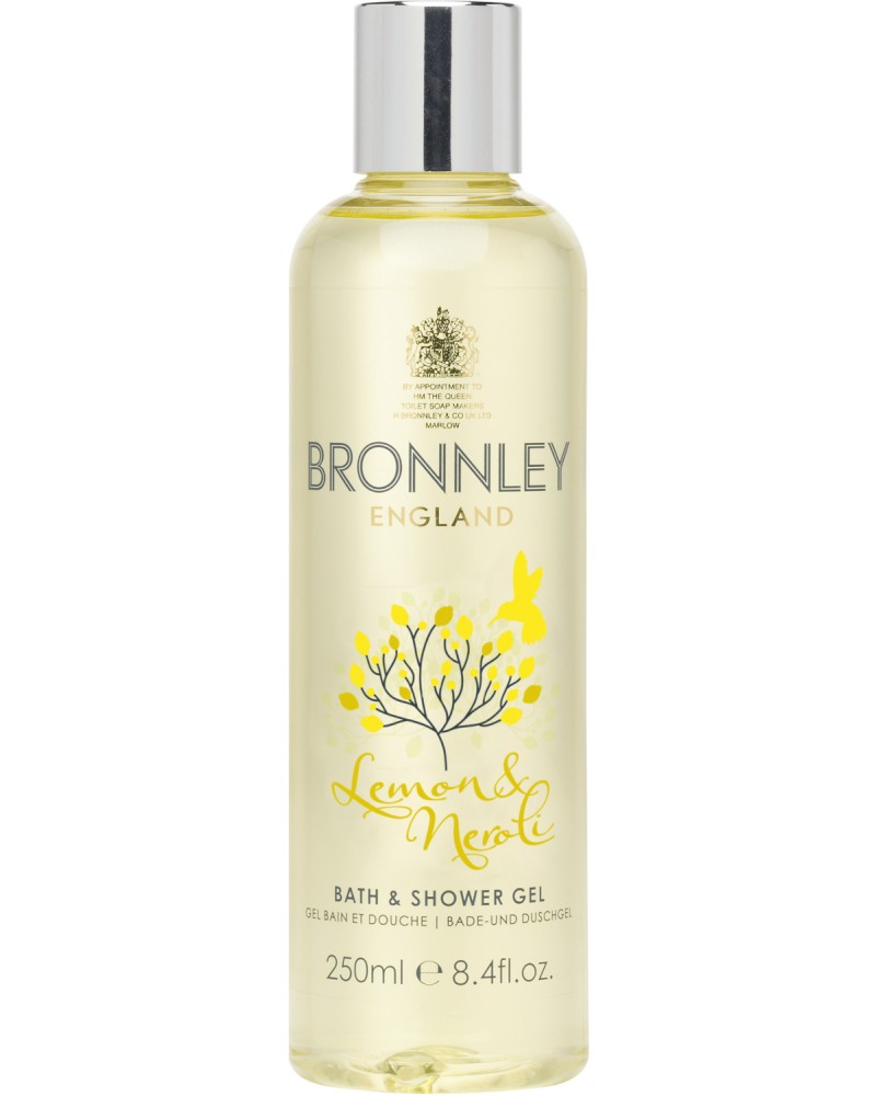 Bronnley Lemon & Neroli Body Bath & Shower Gel -           "Lemon & Neroli" -  