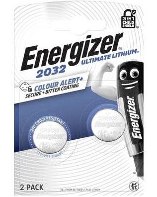 Бутонна батерия CR2032 Бутонна батерия CR2032 - Литиева 3V - 2 броя - батерия