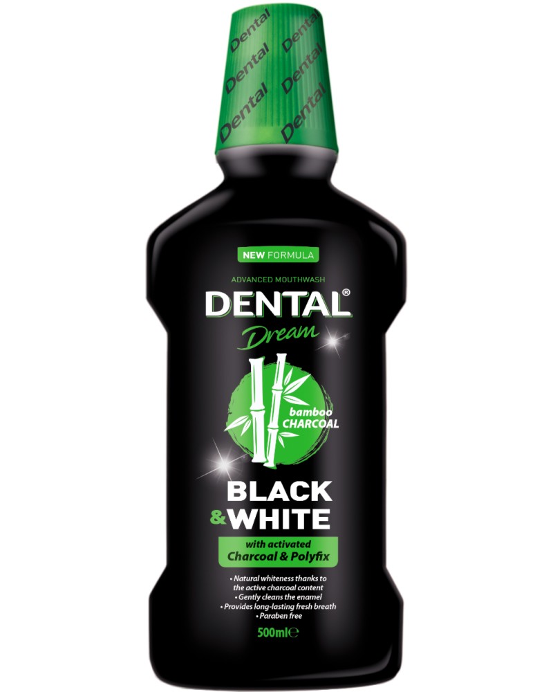 Dental Dream Black & White Mouthwash -       - 