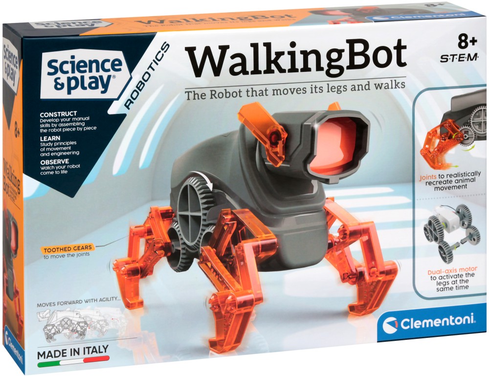  Clementoni - Walking Bot -   Clementoni: Science -  
