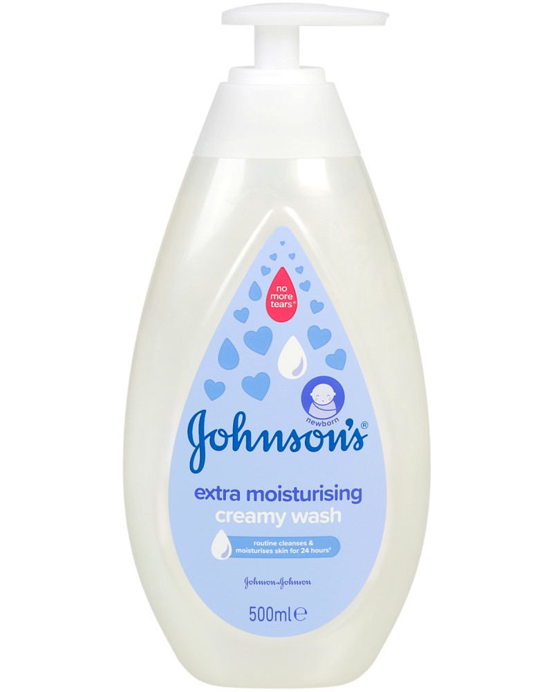Johnson's Baby Extra Moisturising Creamy Wash -        -  