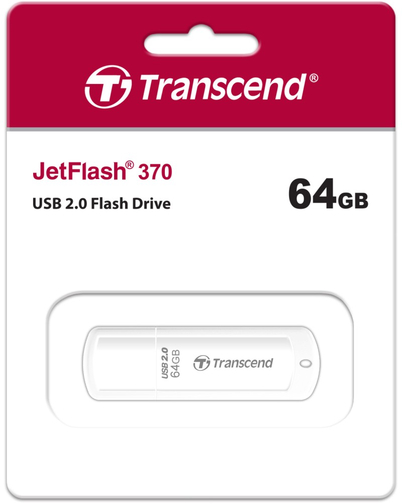 USB-� 2.0 ���� ����� 64 GB Transcend JetFlash 370 - 