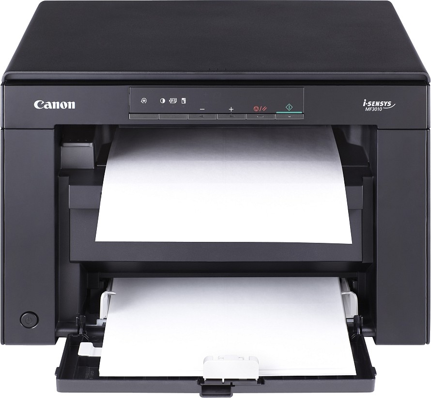 Лазерно мултифункционално устройство Canon i-SENSYS MF3010 Лазерно мултифункционално устройство Canon i-SENSYS MF3010 - Монохромен принтер / копир / скенер, 1200 x 600 dpi, 18 pages/min, USB, A4 -