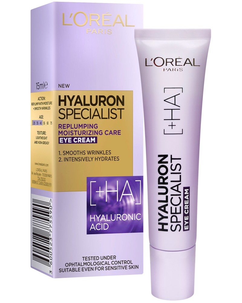 L'Oreal Hyaluron Specialist Eye Cream -     Hyaluron Specialist - 