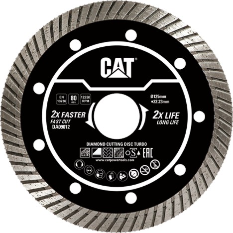    CAT Turbo - ∅ 125 / 2.4 / 22.23 mm - 